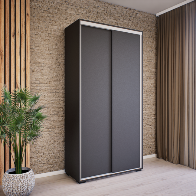 Nevora Tolóajtós Gardrób (Antracit) modern