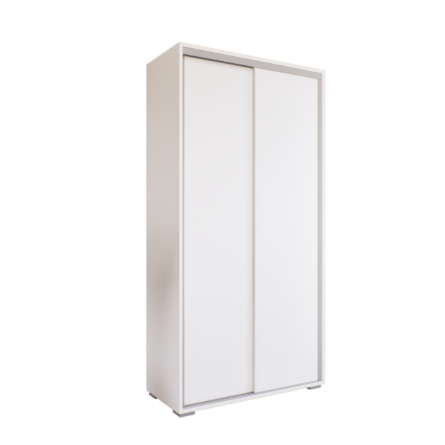 Nevora Tolóajtós Gardrób (Fehér) modern