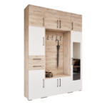 Introva Előszobafal (Fehér tölgy-Fehér) modern