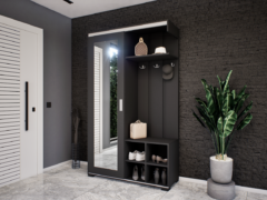 Vespera Tolóajtós Előszoba Garnitúra (Antracit) modern