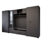 Stellar szekrénysor (Antracit) modern